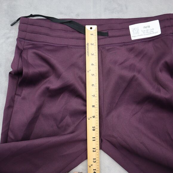 32 Degrees Heat Pants Womens S Purple Jogger Side Pockets Adjustable Waist - Picture 4 of 12